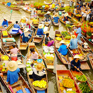 泰國歡樂雙樂園.水上活動.河畔夜市五天